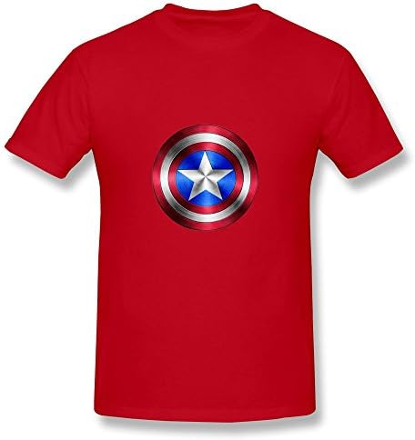 Men's Tee-Classic Captain America Shield Tees Size XL