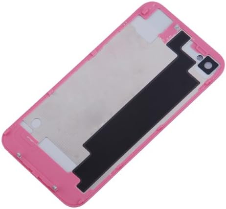 iPhone 5 Style Back Cover Battery Door Glass Housing for iPhone 4S-Pink