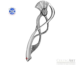 Celtic Art Sterling Silver Kilt Pin (KP059)