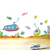 Decowall,Decowall,DP-08066, Under the Sea Wall sticker,Home Art Decoration-wall stickers/wall decals/wall transfers/wall tattoos/wall stickerby Fixpix