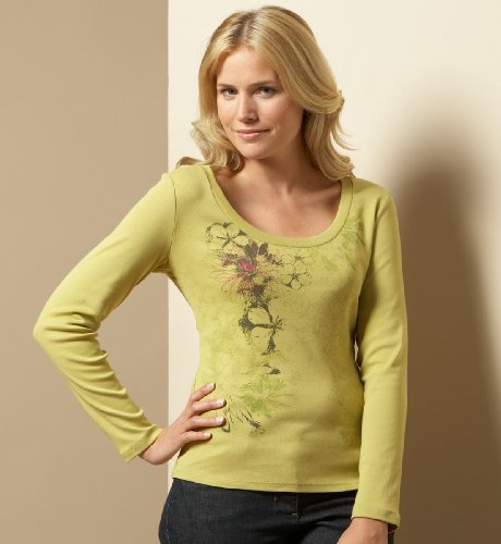 Pure Cotton Long Sleeve Floral Print Top
