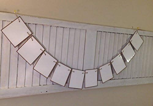 Dry Erase Board Cards Banner Write On Wipe Off Write Your Own Message Garland Bunting Make Your Sign