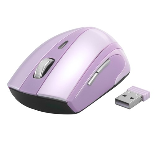 BUFFALO 光学式無線マウス 2.4GHz 5ボタンチルト 100機能割当可 ピンク BSMOW07PK
