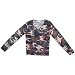 Label Whore Mesh Camoflauge Ladies V Neck Top Shirt