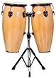 Toca Players 10" & 11" Wd Conga Set W/ Std Natural