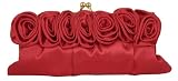 Satin, Small Clutch,flower Satin Decore, Evening Bag - Coni (N5461)