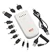 EZOPower White 2-Port Ultra High-capacity Portable External Rechargable Backup Battery Pack -7800mAh (2A/1A)
