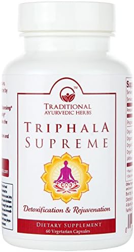 Wholesale Bulk Triphala - ON SALE - Organic - Vegan Capsules - Maximum Potency - Detox, Purify, Ayurvedic Herb Supplement (3 Bottles - 60 Capsules Each)