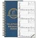 Rediform Gold Standard Telephone Message Book, 4 Per Page, 2.75 x 5 Inches, 2 Part, 600 Messages (50079)
