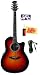 Ovation ICC24-1 Limited Edition Mid-Depth Cutaway Acoustic-Electric Guitar Pack with 10-Foot Instrum