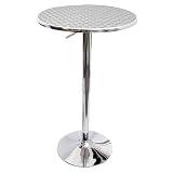 Review LumiSource, INC  / Bistro Bar Table - Stainless Steel