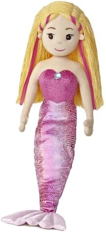 Marinna ~27" Plush: Sea Sparkles Mermaid Plush Doll Series - Standard Size Delivery Packaging