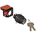 Omron A22K-2M-20 Key Type Selector and Switch, Screw Terminal, IP65 Oil-Resistant, 2 Notches, Manual Reset Method, Left and Right Key Release Position, Double Pole Single Throw Normally Open Contacts