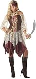 Adult South Seas Pirate Costume (Size:Medium 8-10)