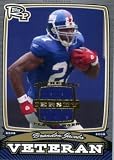 Brandon Jacobs New York Giants 2008 Topps Rookie Progression Jersey Gold #PVBJ Football Card