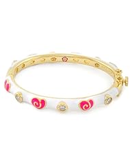 Lauren G Adams Girls Lovely Hearts Medium Bangle