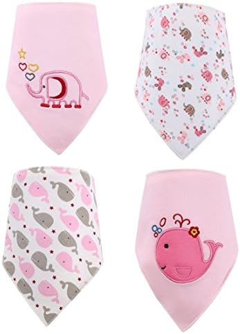 Cheelibaby Unisex Baby's Bandana Drool Bibs Absorbent