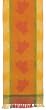 Durable Hand Woven Jacquard 100% Cotton Maple Leaf Table Runners 12x72 Inches Set of Two