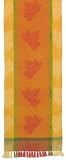 Durable Hand Woven Jacquard 100% Cotton Maple Leaf Table Runners 12x72 Inches Set of Two