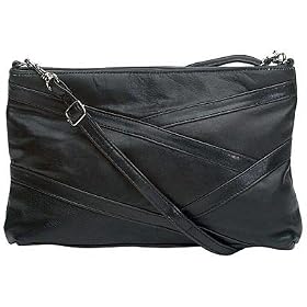 Buy Black Leather Purse Handbag by Embassy