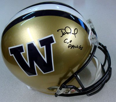 Jake Locker Washington Huskies NCAA Hand Signed Full Size Deluxe Helmet