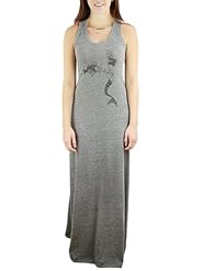 Tank General Print Vintage Mermaid Cotton/Polyester/Rayon Floor Length Maxi Dress 