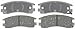 ACDelco 14D698C Advantage Ceramic Rear Disc Brake Pad Set with Wear Sensor