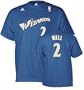 John Wall Washington Wizards Adidas Blue NBA Player T-Shirt
