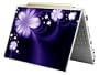 Bundle Monster MINI NETBOOK Laptop Notebook Skin Sticker Cover Art Decal - 7" 8" 9" 10" - Fit HP Dell Asus Acer Eee Compaq MSI - Purple Flower
