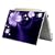 Bundle Monster MINI NETBOOK Laptop Notebook Skin Sticker Cover Art Decal - 7" 8" 9" 10" - Fit HP Dell Asus Acer Eee Compaq MSI - Purple Flower