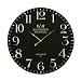 Premier Housewares 60 cm Classical Wall Clock, Black