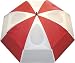Gustbuster Pro Series 62" Umbrella Red/White 2 Striped Rubber Handle