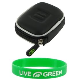 Black Ultra Slim Hard Shell Bluetooth Carrying Case