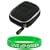 Black Ultra Slim Hard Shell Bluetooth Carrying Case for BlueAnt Z9 Z9i X3 V1 V12 + Bonus Young Micro TM - Live Green WristBand