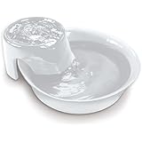 Pioneer Pet Big Max Ceramic Drinking Fountain for Pets, White