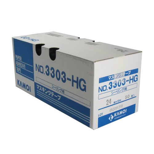 カモ井 マスキングテープ No.3303-HG シーリング用 24mm×18m 50