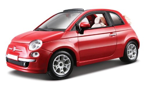 Bburago 21052 - Fiat Nuova 500 Cabriolet (2010), 1:24