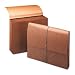 Smead 5-Inch Expansion Partition Wallets with Cord, 6 Pockets, Redrope, Letter Size, Red, 10 per Box (72373)