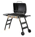 The Explorer Portable Deluxe 3 Burner BBQ - Probably the largest portable BBQ available. Unique design with folding legs giving a full height cooking area. Great for camping / caravanning.