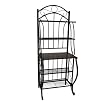 Valencia Baker Rack Storage Unit - Black