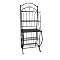 Valencia Baker Rack Storage Unit - Black