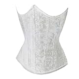 Muka Strapless Ivory Underbust Corset, Waist Cincher, Body Shaper, Gift Idea