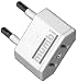 mumbi Reisestecker- Reiseadapter USA / Honkong auf Euro-Stecker - STECKDOSENADAPTER von USA Honkong oder China auf deutsche Steckdose 220V
