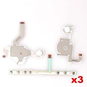 Neewer 3x D-Pad/Action/Main Screen Function Button Flex Cables for Sony PSP 2000