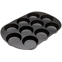 Old Mountain Pre Seasoned 10152 10 Impression Biscuit Pan, 14 Inch x 9 3/4 Inch