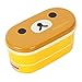 Mintbon Lovely Kids Double Layers Chopsticks Bear Bento Lunch Box Containers