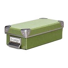 Cargo Naturals Pencil Box, Sage, 3 by 9-1/2 by 4-1/2-Inch