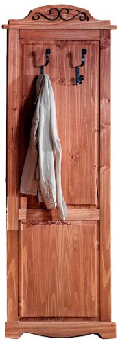 Ambientehome 57045 Garderobenpaneel Donez Kiefer massiv antik gewachst T/B/H 7 x 68 x 195 cm