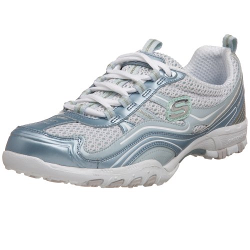 skechers womens ecstatic metallic and two toned sneaker  more detail click!