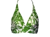INC Black, Lilac or Acid Green Tropical Halter Swimsuit-top